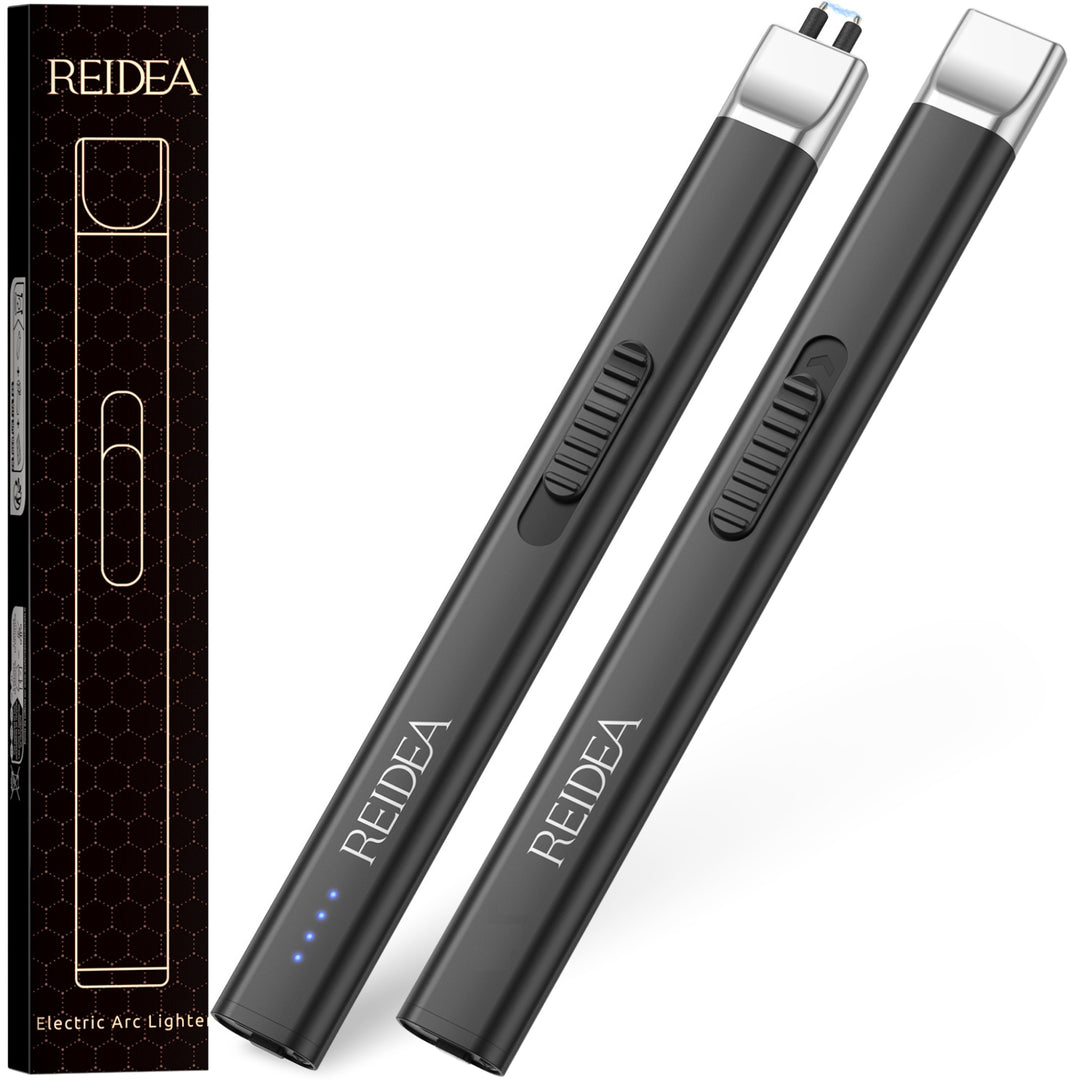 REIDEA R1 Flat Electronic Candle Lighters, 2 Pack
