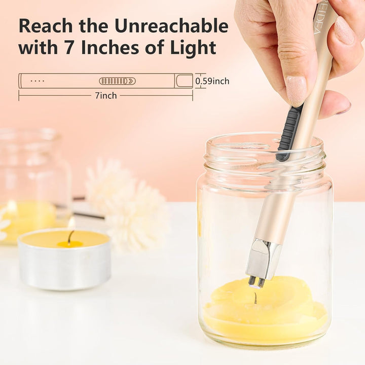 REIDEA S4 Candle Lighter 2-Pack (2 Lighters in 1 Box)
